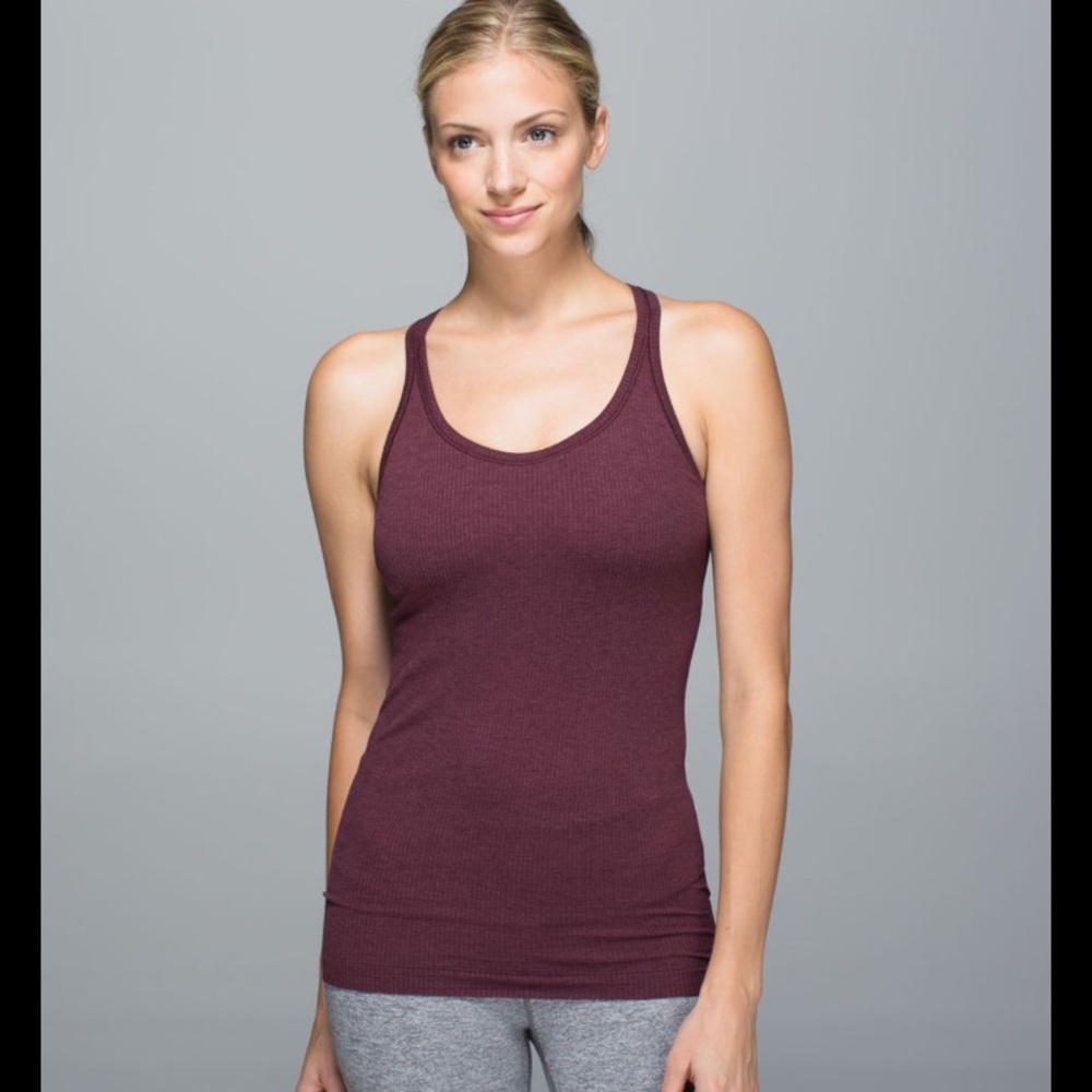Lululemon Ebb to Street Tank Top- Maroon